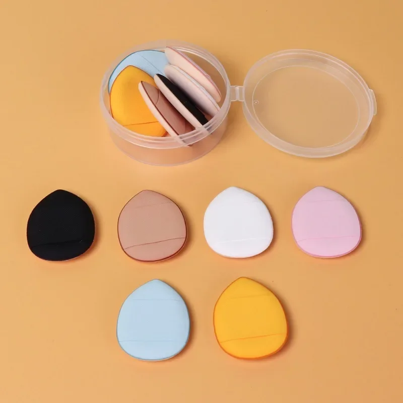 Snkess Fabriek Groothandel Poeder Puff Mini Vinger Kleine Luchtkussen Poeder Druppels Concealer Magische Hulpmiddelen Make-Up Kleine Poederdons