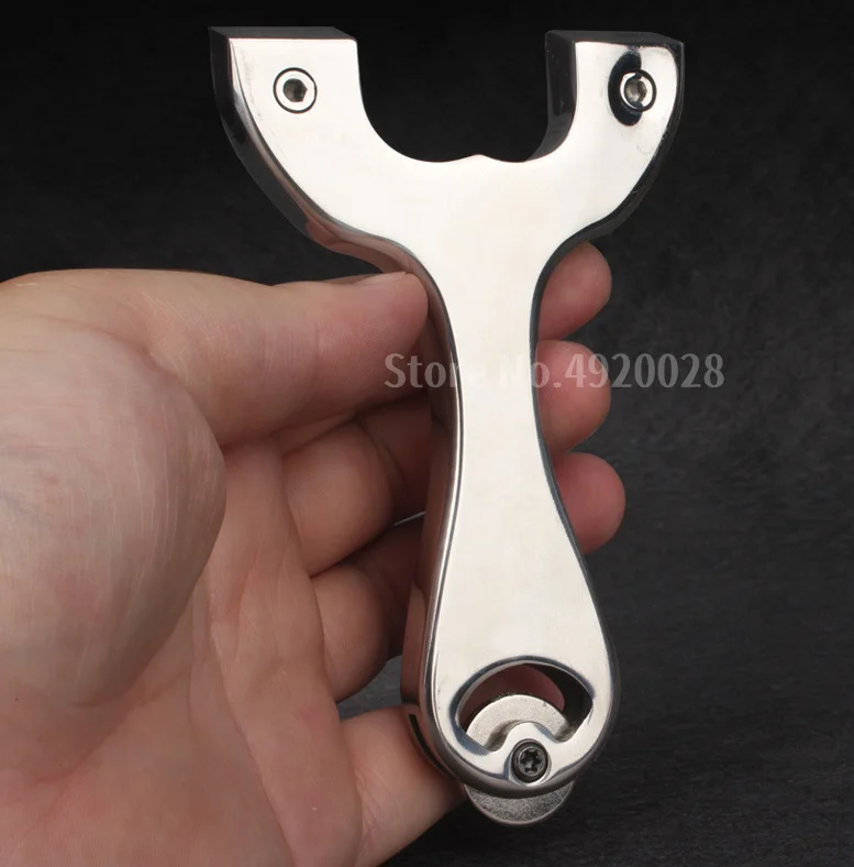 Strong and Durable Pure Stainless Steel Integrated Slingshot Portable Small Hunting Shooting Cable Strip Magnetic Suction