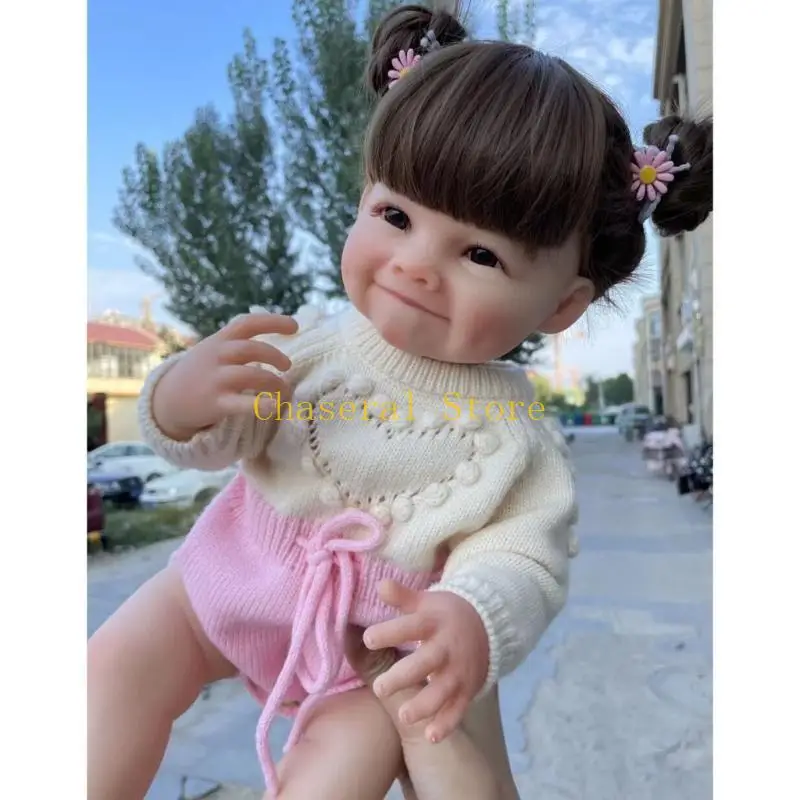 E7CE impermeabile bambola per bambina in vinile lenisce bambola per bambini, gioco per genitori