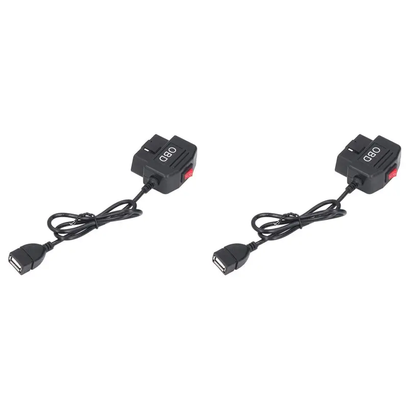 Classy-2X Dash Cam Hardwire Buck Line OBD To USB Adapter Cable For Dashcam Mirror Carplay Monitor DVR