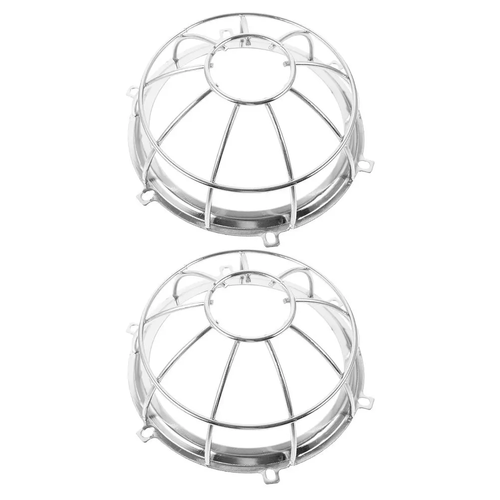 2pcs Fire Sprinkler Protection Cover Guard Cage Durable For Cooking Sensor Transducer Protective Housing
