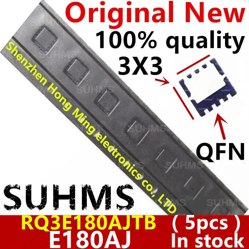 (5piece)100% New RQ3E180AJTB E180AJ QFN-8 Chipset