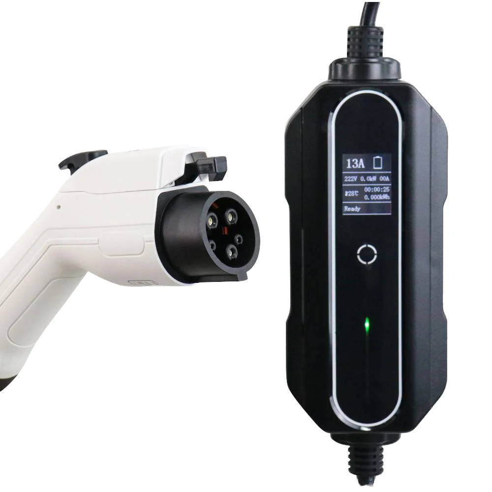 EV Portable 7kw 32A 220V Type2 Car Charger New Condition Ev Charging Cable