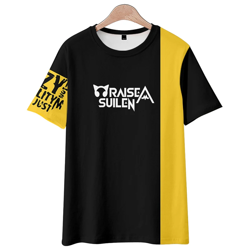 Anime BanG Dream RAISE A SUILEN 3D T Shirt Women Men Summer Crewneck Short Sleeve Funny Tshirt Graphic Tees Streetwear Cosplay