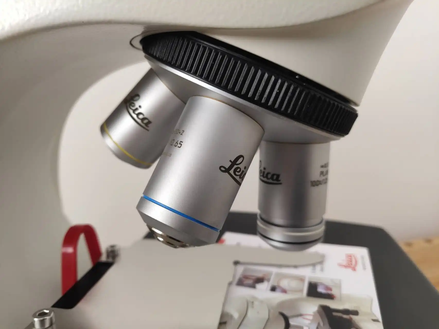 Biology Microscope Leica DM500/750 Binocular Triocular Contrast Fluorescence Video Biological Microscope 4X-100X