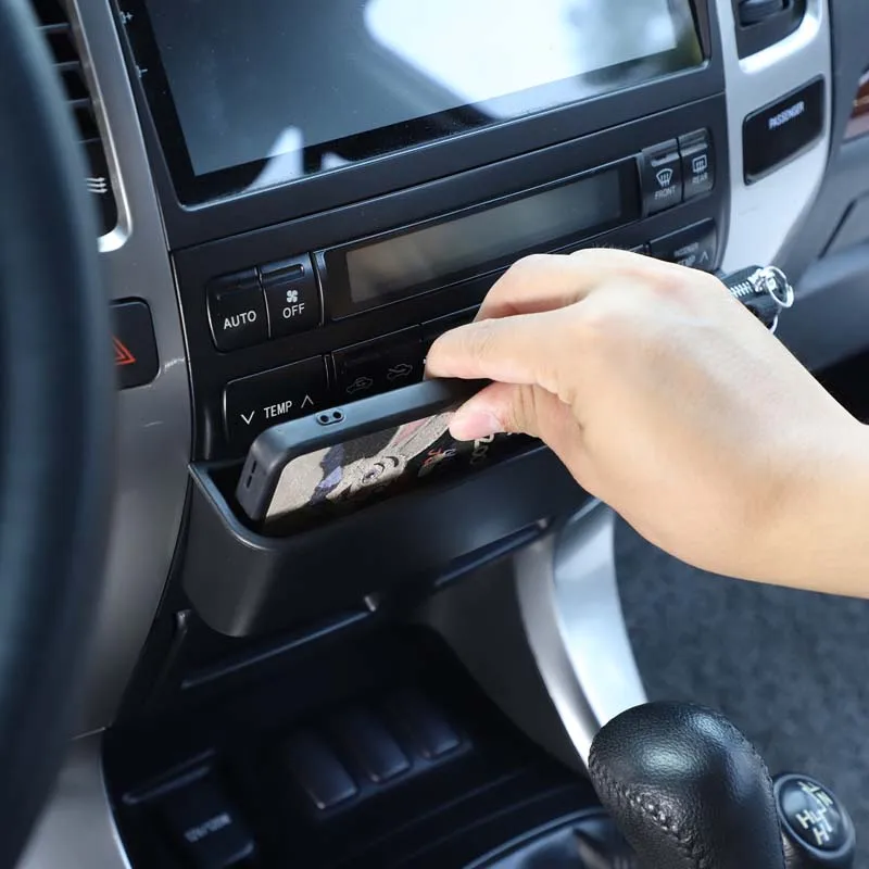 

For Toyota Prado/J120 2003-2009 air conditioning adjustment panel storage box Central control hanging storage box ABS