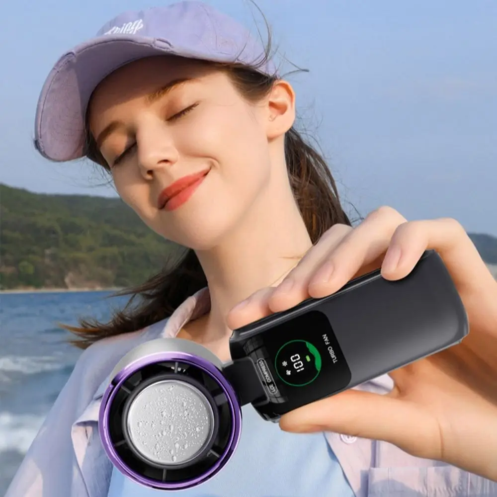 

Портативный мини-вентилятор с полупроводниковым охлаждением, 100 скоростей, бесступенчатая регулировка, LED-дисплей, подвесной на шею, низкий уровень шума, перезаряжаемый