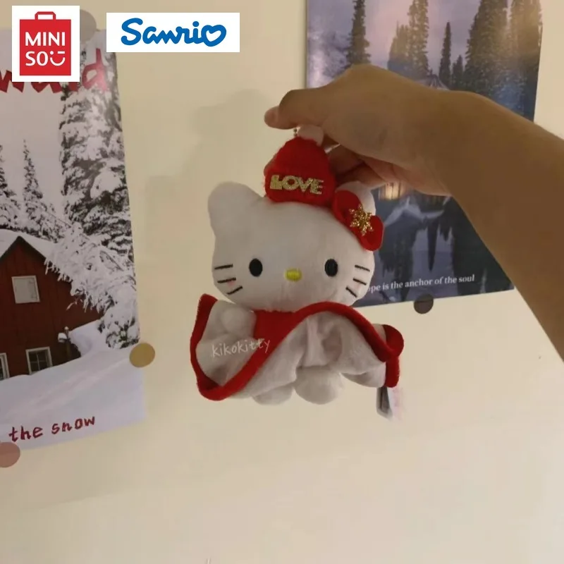 Natal sanrio dos desenhos animados pingente bonito helokitty chaveiro kawaii saco boneca presente mochila pequenos acessórios casal presentes de natal