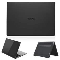 Funda de ordenador portátil para Huawei MateBook D14/D15/13/14/MagicBook 14/15/Pro 16,1/x14/x15/MateBook X Pro /X 2020, carcasa dura negra mate
