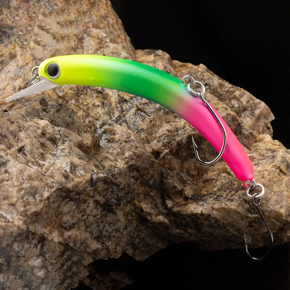 سمك السلمون المرقط المتذبذب الصيد إغراء 4 جرام 63 مللي متر الاصطناعي الطعم الثابت الصيد الملحقات #6