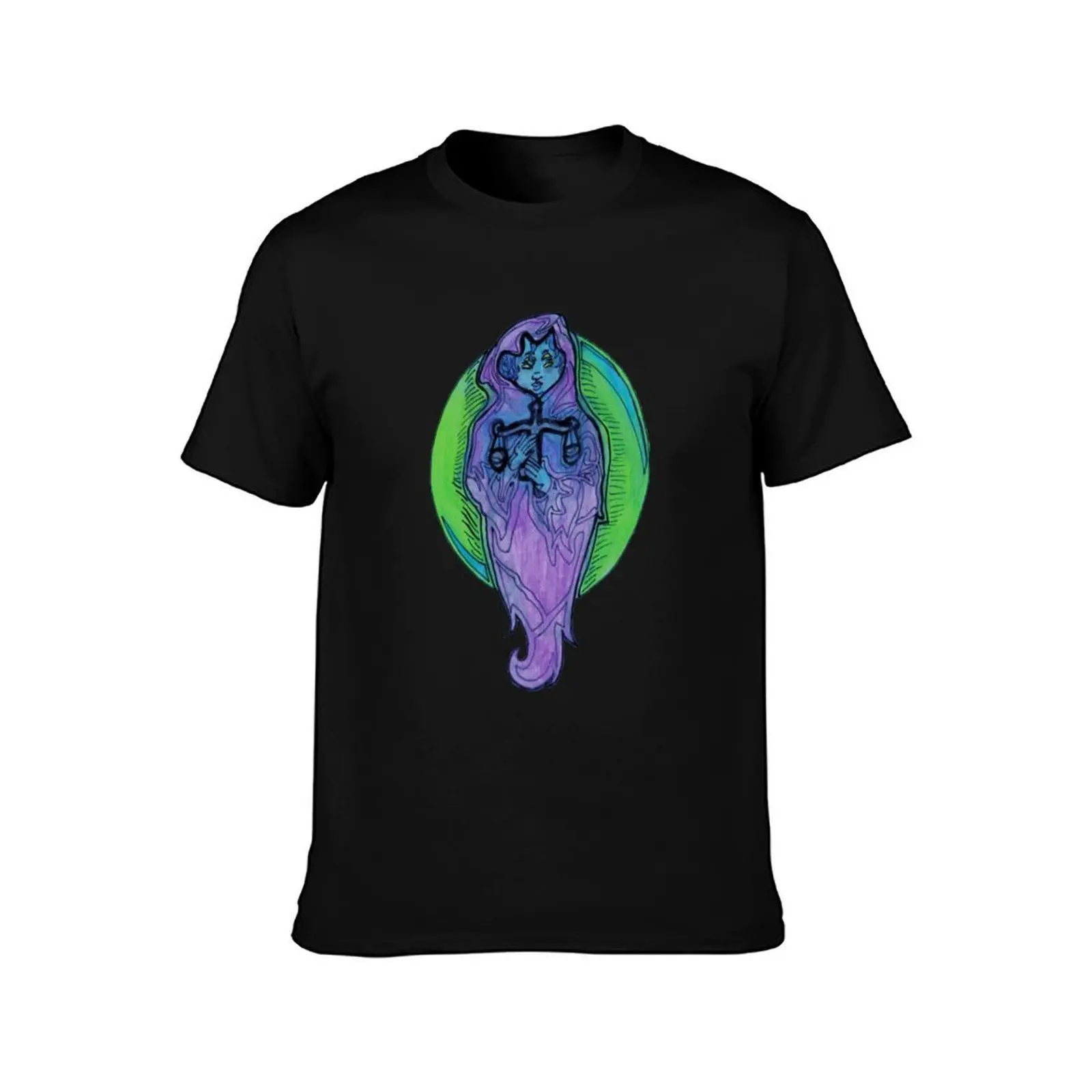 LIBRA T-Shirt Plus Size Summer Short Sleeve T-Shirt