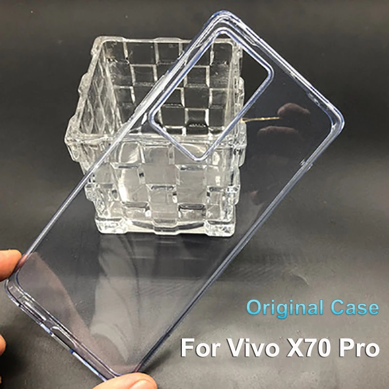 Original Phone Case For Vivo X70 Pro Plus Original Silicone Capa