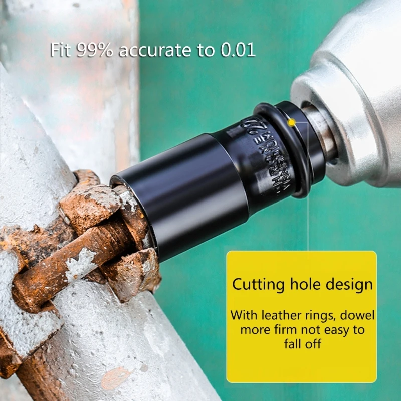 Strong Steel Deep Impact Socket for DIY Project Corrosion-Resistant