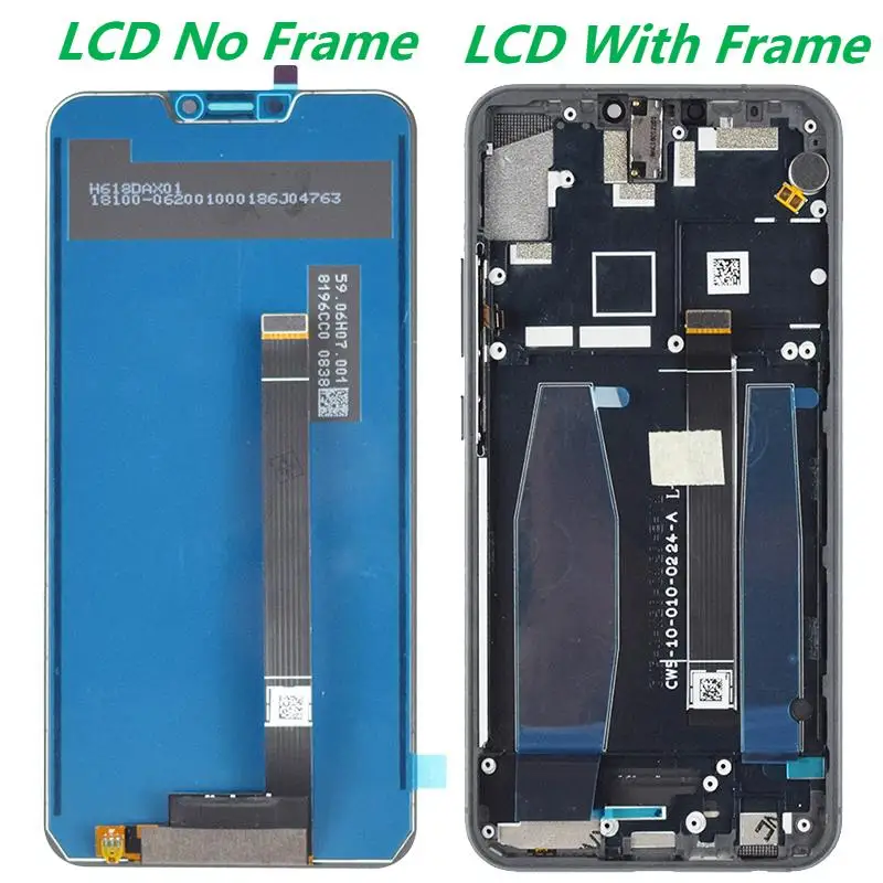 New 6.2'' For Asus Zenfone 5 2018 Gamme ZE620KL LCD Display With Frame ASUS 5z ZS620KL LCD Touch Screen Digitizer Assembly