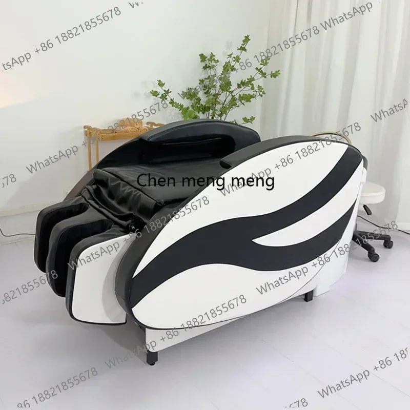 High-end Multifunction Shampoo Chairs Barber Barber Shop Shower Electric Massage Shampoo Chairs Salon Furniture Cama Champu