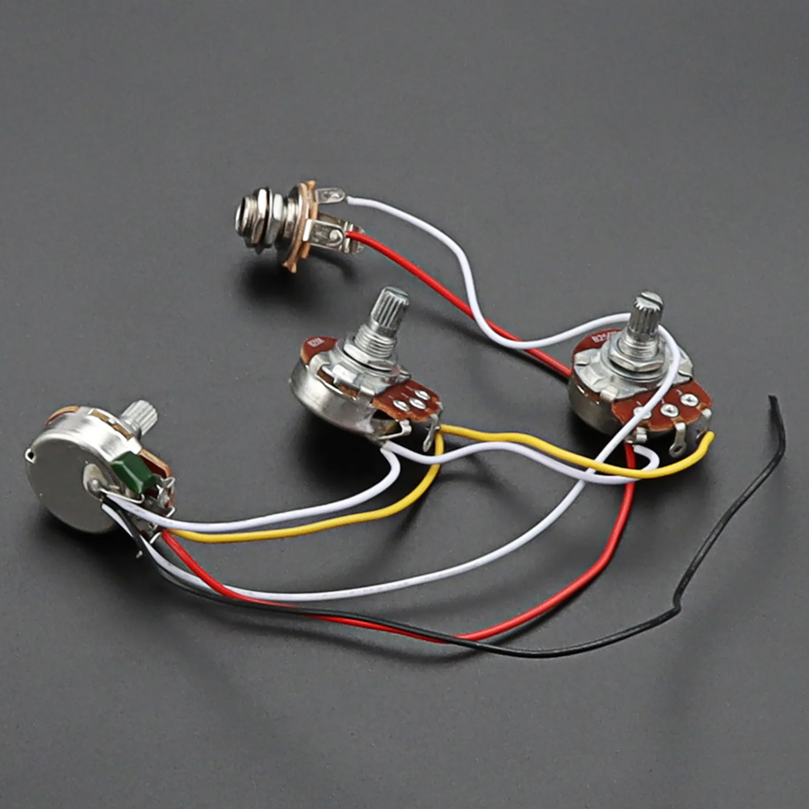 1Set Universal Electric Guitar Wiring Harness Prewired Potentiometer Harness for Guitar Parts
