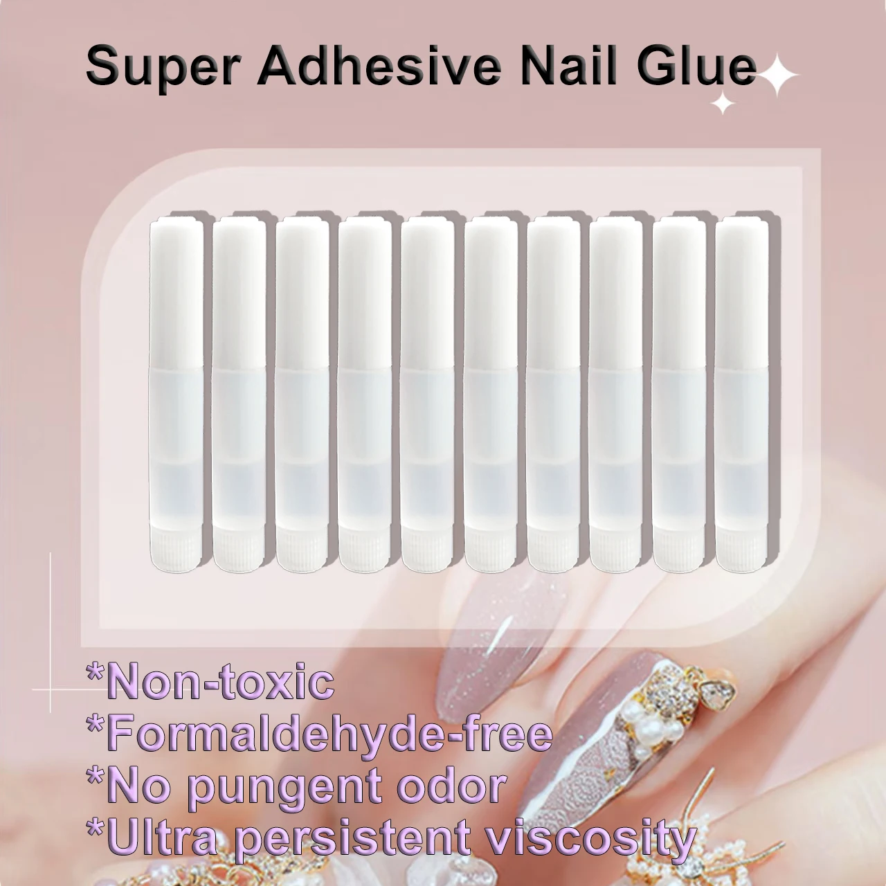 

Суперсильный быстросохнущий клей для ногтей, долговечный адгезионный гель, сделай сам, накладные ногти, пресс для дизайна ногтей, мини (2 г/шт.), оптовая продажа