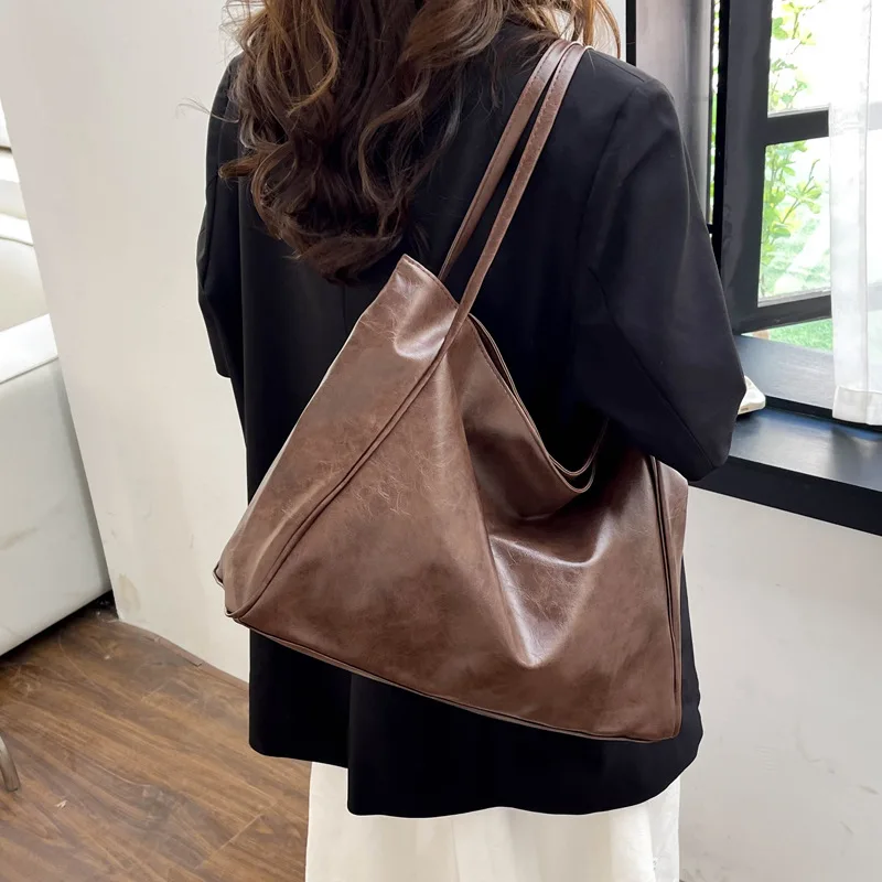 fashion Handbag casual Shoulder Bag 2023 Summer New Bag Women retro Trend Large Capacity Tote Bag Female