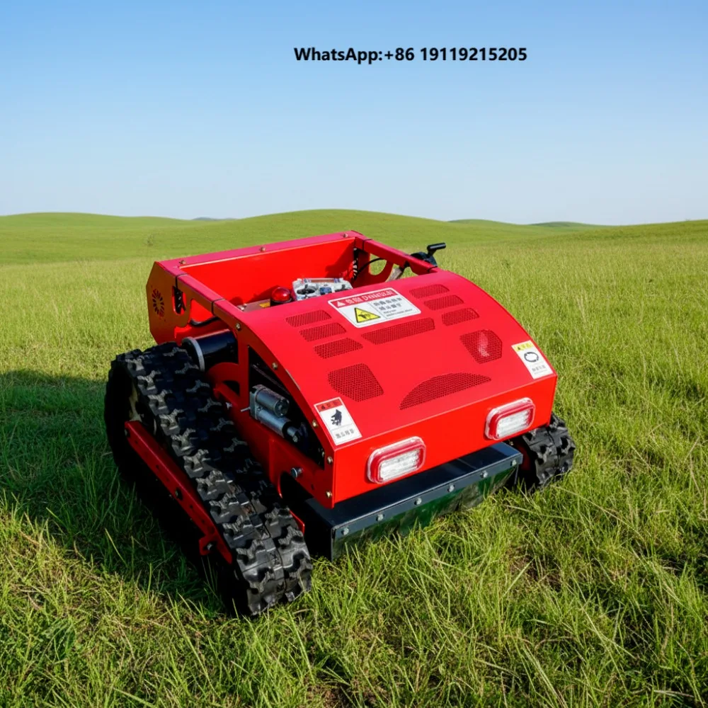 High Quality Self-propelled Lawn Mower Cordless Track Type Remote Control Lawn Mower Landscaping Yard Work Lawn Mower