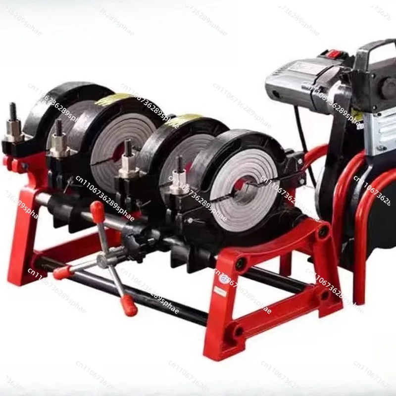 Screw style Pipe Fusion Welder Tool 63-200mm PE PPR PB PVDF HDPE Butt Fusion Welding Machine Piping Hot Melt Engine