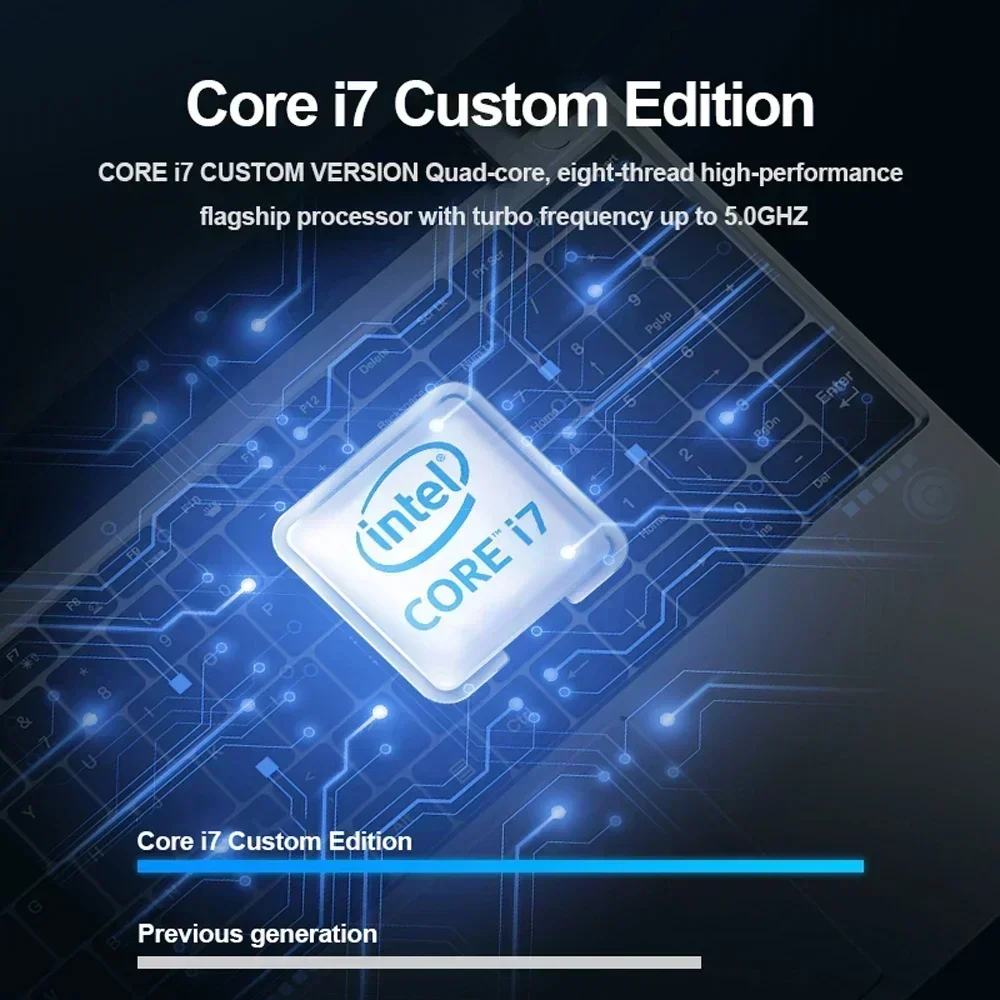 Yepo-ordenador portátil oficial Intel Core i7, 11. ª generación, pantalla HD 2K de 15,6 pulgadas, Windows 11, DDR4, 16G, 1TB, diseño de oficina,