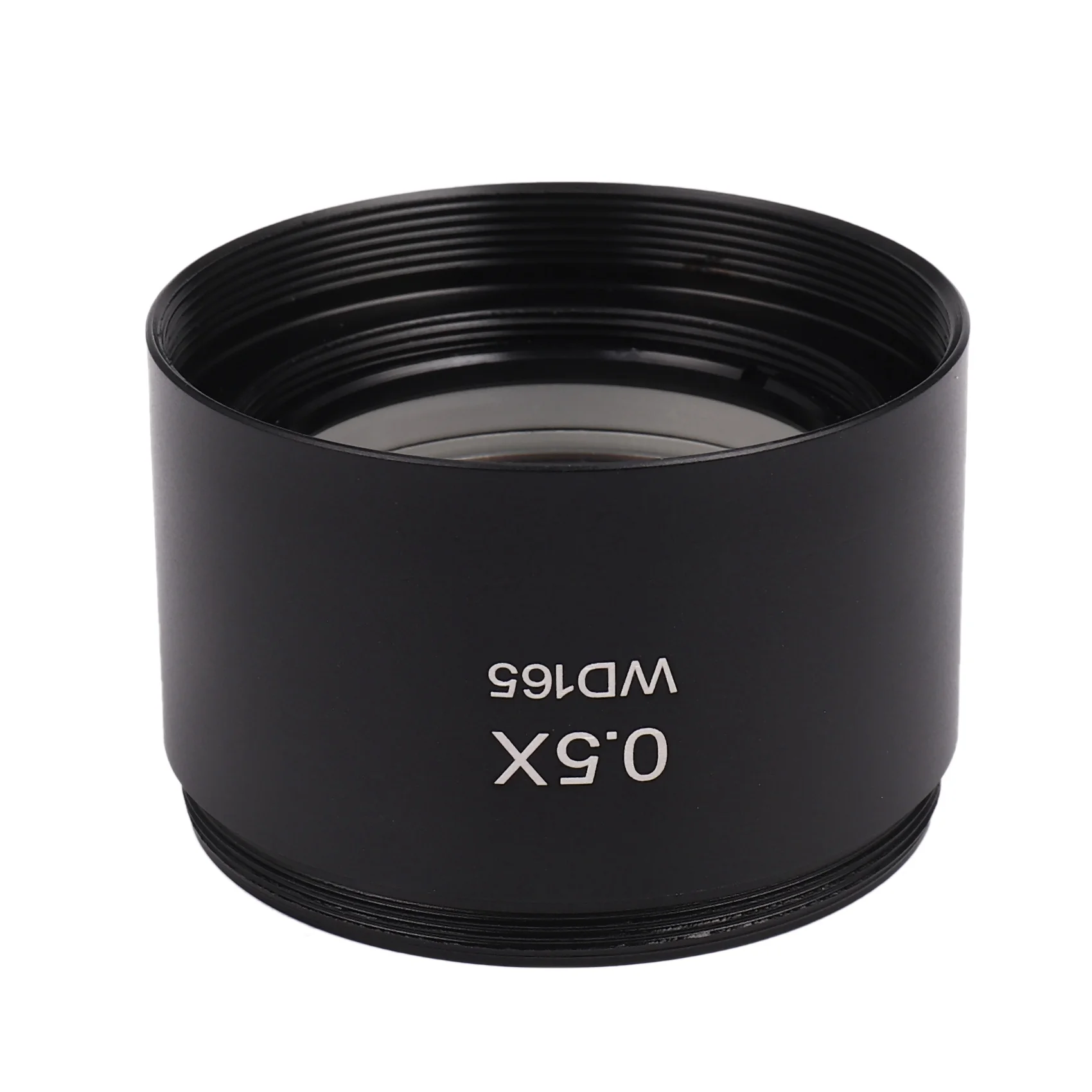 Wd165 0.5X Stereo Microscope Auxiliary Objective Lens Barlow Lens with 1-7/8 Inch(M48Mm)Mounting Thread