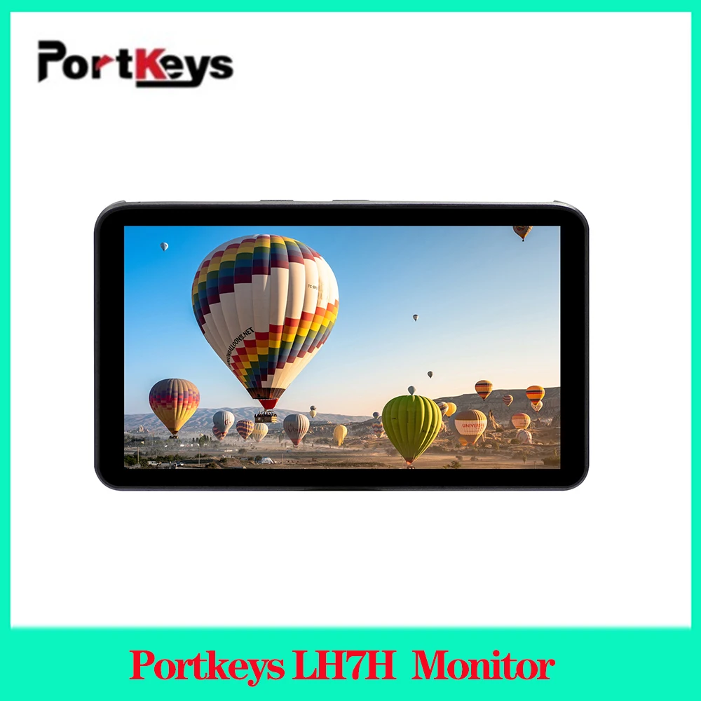 

Portkeys LH7H Touch Screen 7inch 3D LUT 1920X1080 HD Monitor High Brightness Built-in Heat Dissipation 4K30p /1080p60 Input/Outp