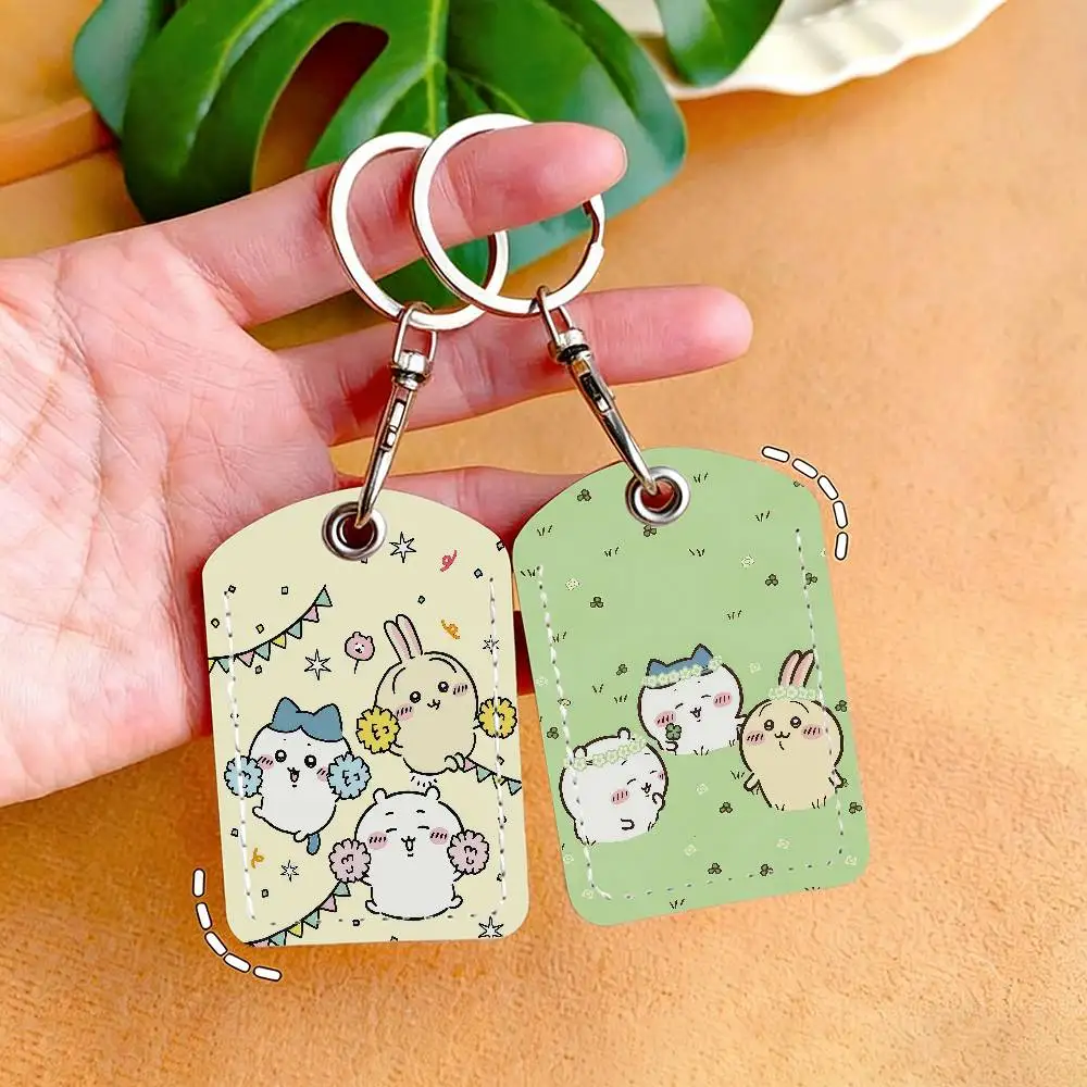Kawaii C-chii-CK-kawa-S Cartoon Card Holder Keychain Key Ring Door Lock Access Protective Case For Security Gift