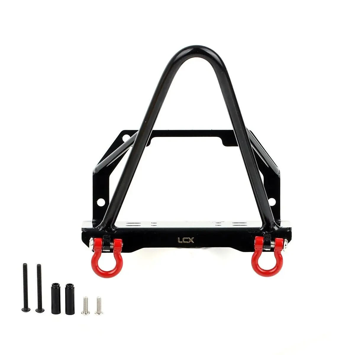 LCX Racing 1/10 RC Crawler Metal Front Bumper for 1/10 Axial Wraith 90018 90020 90031 Upgrades Parts Accessories