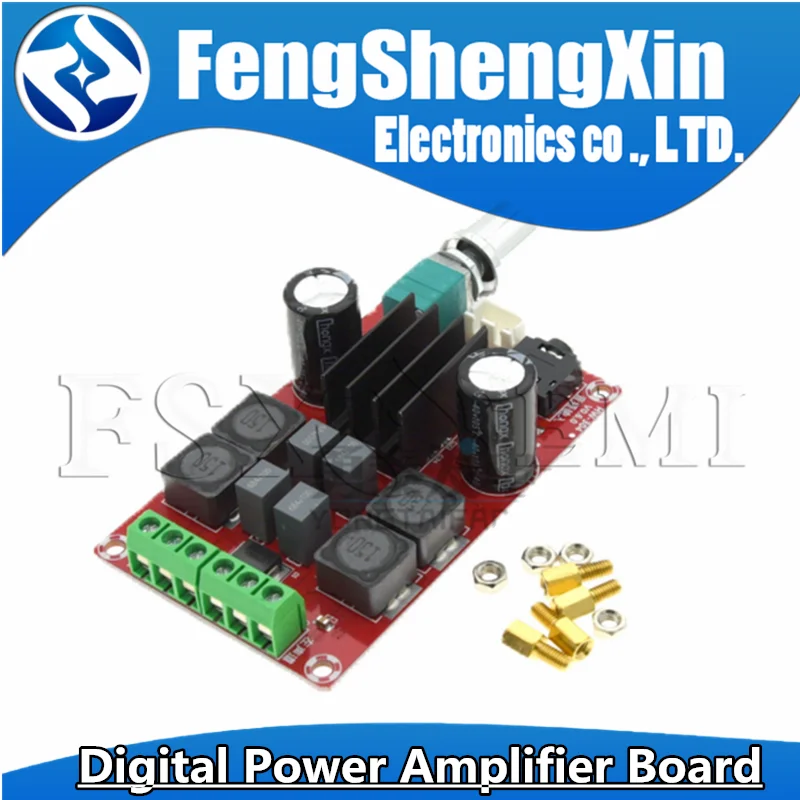 XH-M189 New TPA3116D2 TPA3118D2 2x50W Digital Power Amplifier Board 5V To 24V Dual Channel Stereo AMP