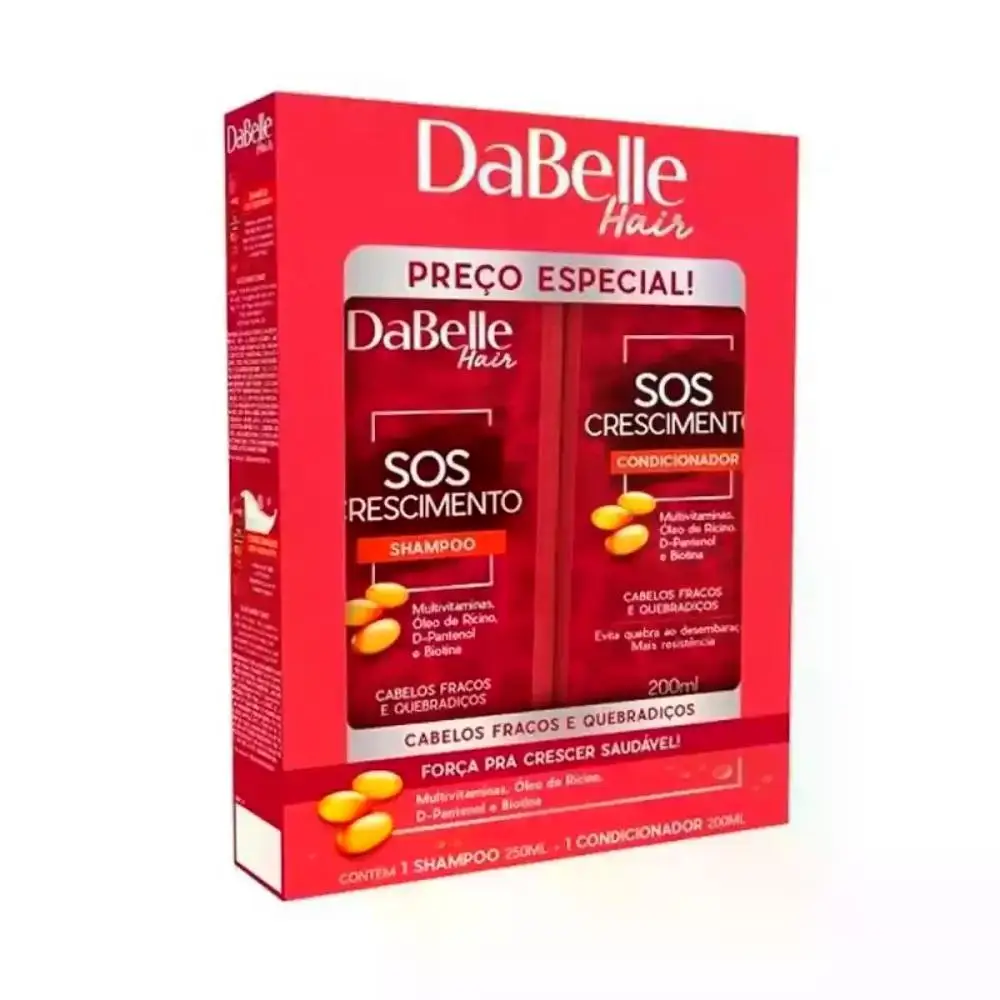 Sos Dabelle Growth Shampoo + Conditioner Kit 450Ml