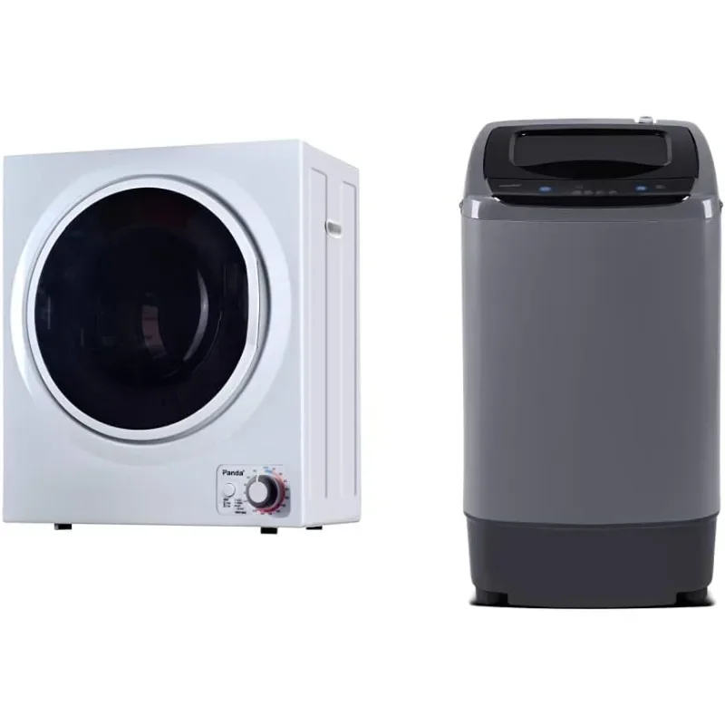 Electric Compact Portable Clothes Laundry Dryer with Stainless Steel Tub Apartment Size 1.5 cu.ft | Comfee Compact Washer