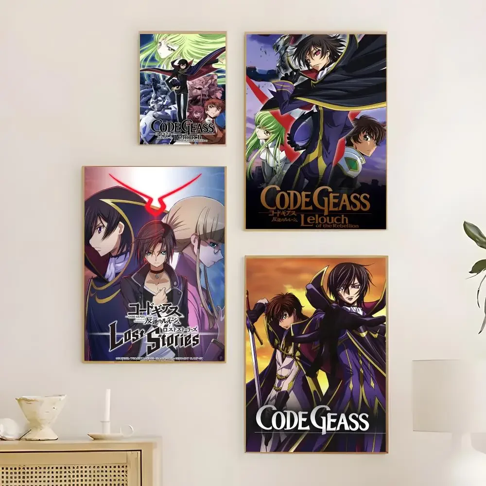 Anime C-Code Geass L-Lelouch  Poster  Poster Print Wall Art Pictures Canvas Painting Living Room Bedroom Home Decor