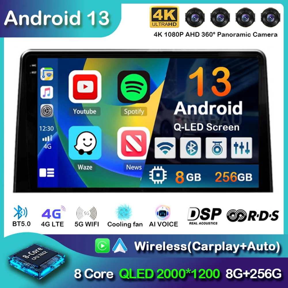 

Android 13 Carplay Car Radio For Citroen Berlingo 2019 Peugeot Partner Rifter 2020 For Opel Combo Multimedia Player Stereo Audio