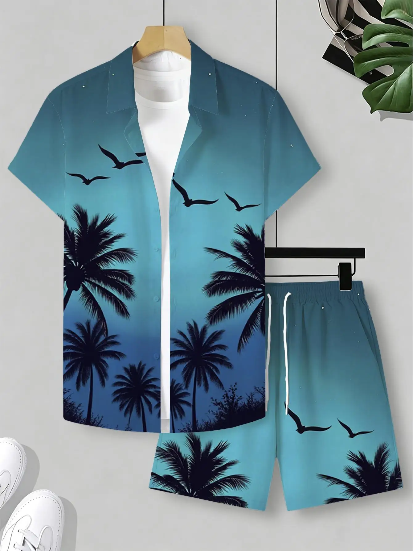 Men's Shirt Sets 2026 Spring/Summer men's chandals men's tracksuit 3D Printed Suit for man Graphic 2 piece set sports two-piece