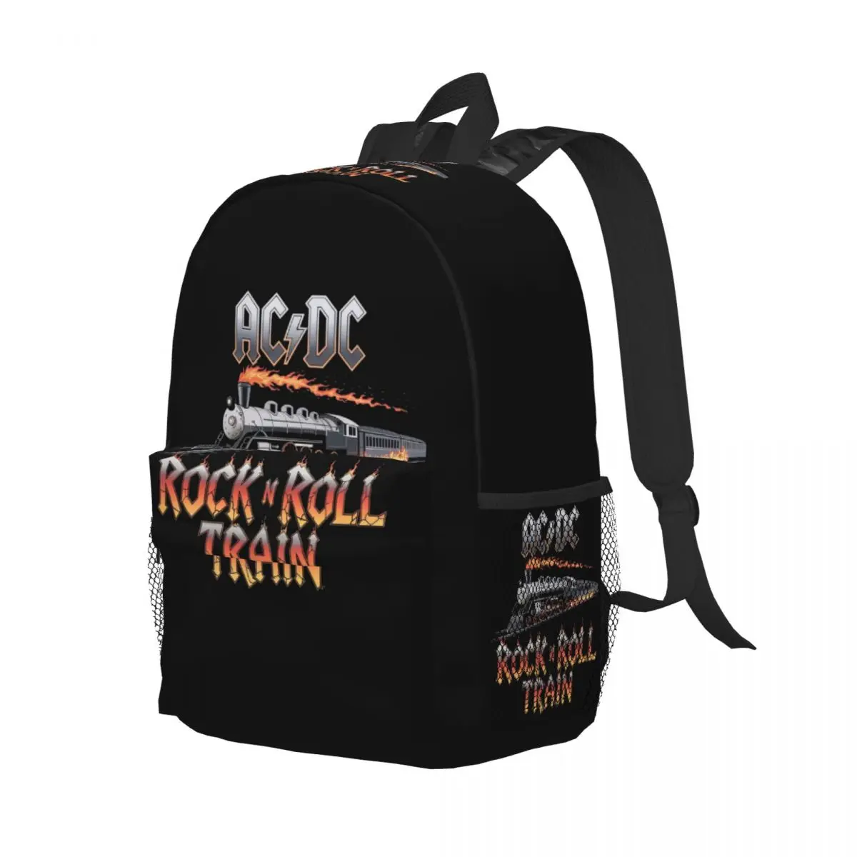

Rock Band AC DC Backpack Student Boys Girls BookBag Children School Bag Computer Shoulder Bags for Men Women