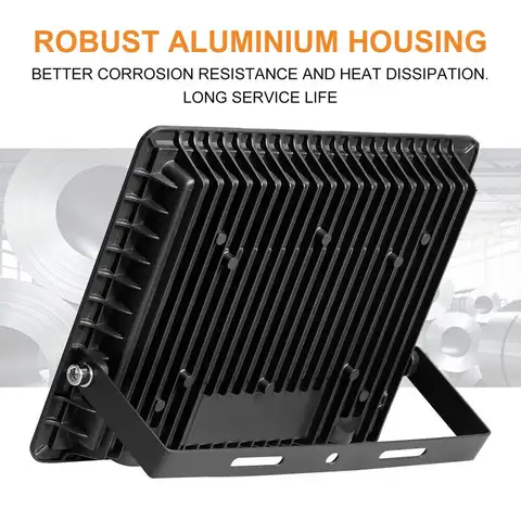 RGB LED Flood Light 10W/30W/50W/100W IP65 Waterproof Outdoor Color Changing Spotlight for Outdoor Garden Party Stage Building