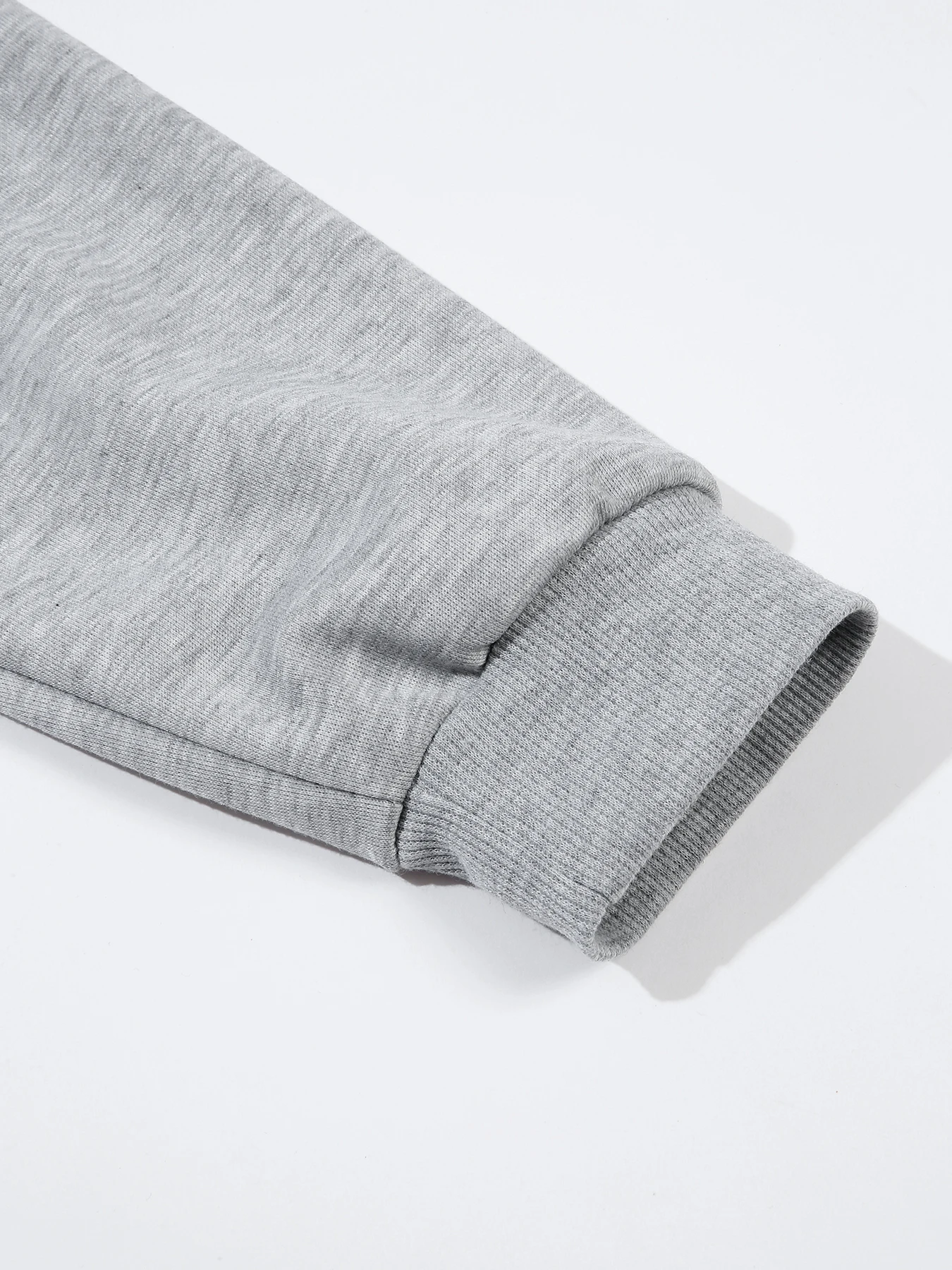 Sudadera de cuello redondo con estampado de letras geométricas a la moda para mujer, jersey de cuello redondo estampado elegante, ropa de calle informal