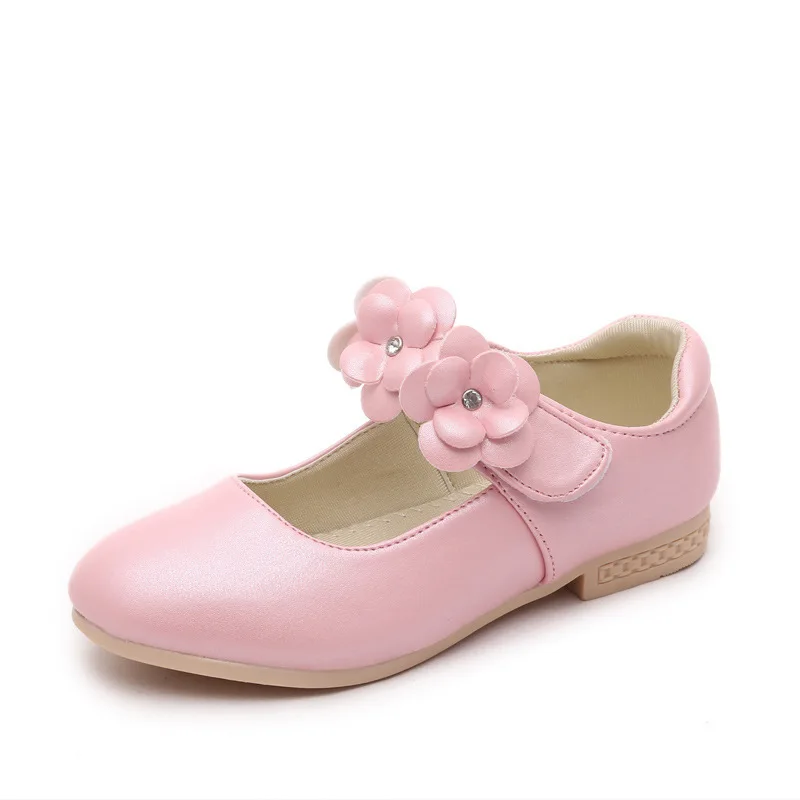 Children Breathable Performance Shoes Kids New Girls Spring Autumn Anti-slip Mary Jane Shoes Low-heeled Soft-soled Dance Shoes