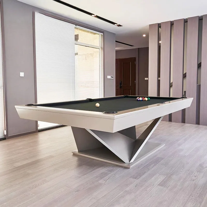 

Billiards table simple modern adult household light luxury fancy nine-ball billiard table Chinese black eight billiards case