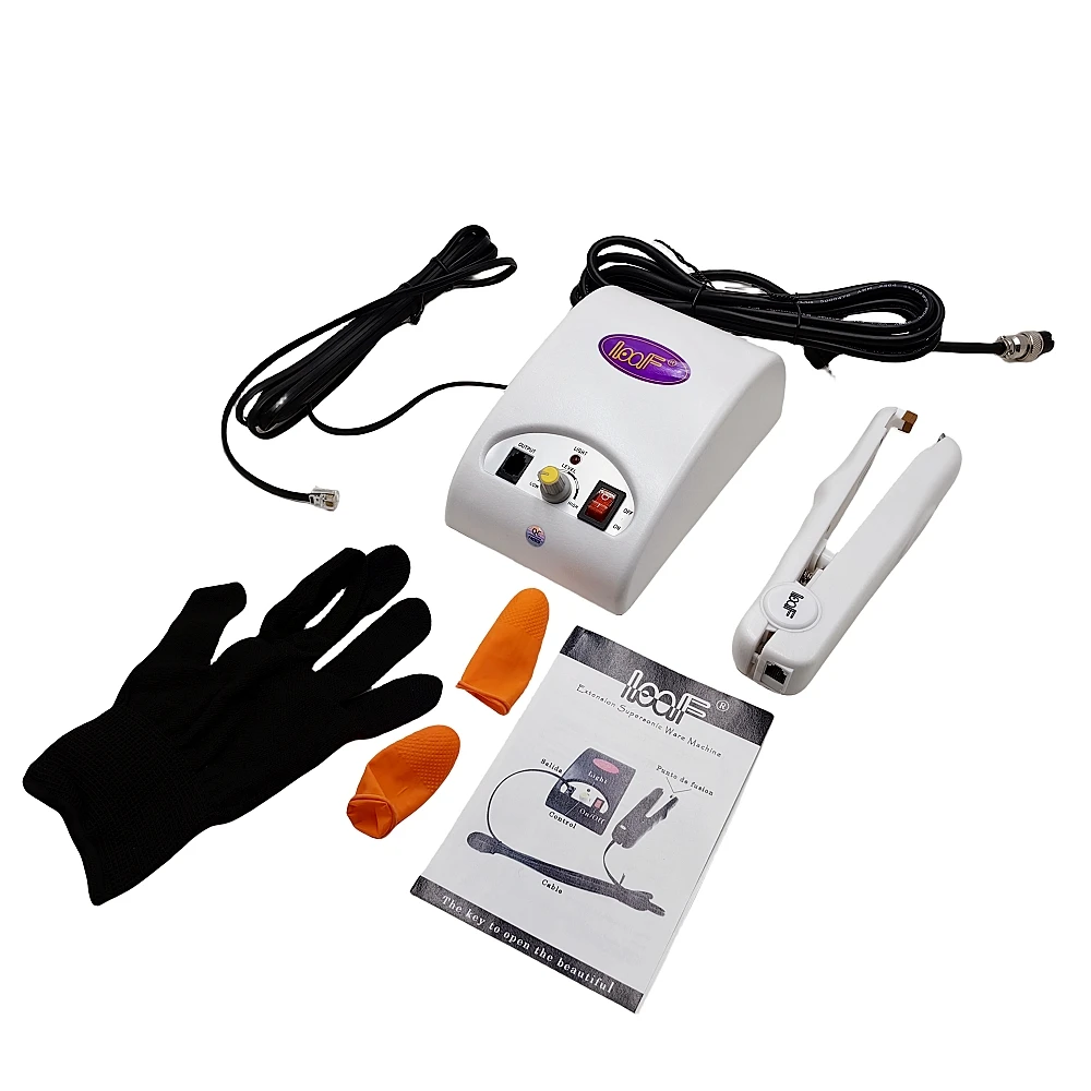 Loof JR- 888ต่อผมแบบเย็นฟิวชั่นเหล็กต่อผมอัลตร้าโซนิคขั้วต่อสำหรับต่อผม