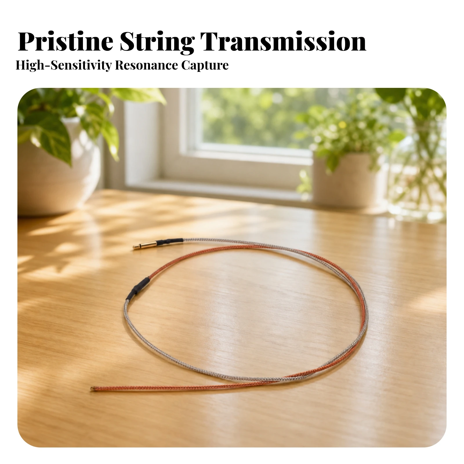 Guzheng Pickup with Braided Cable Bendable Accessory for Stage Setup, Practice
