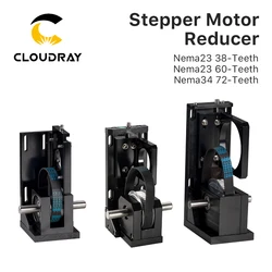 Cloudray krokowy reduktor silnika Nema23 38-zębów/Nema23 60-zębów/Nema34 72-zębów dla CO2 laserowe do cięcia i grawerowania maszyna