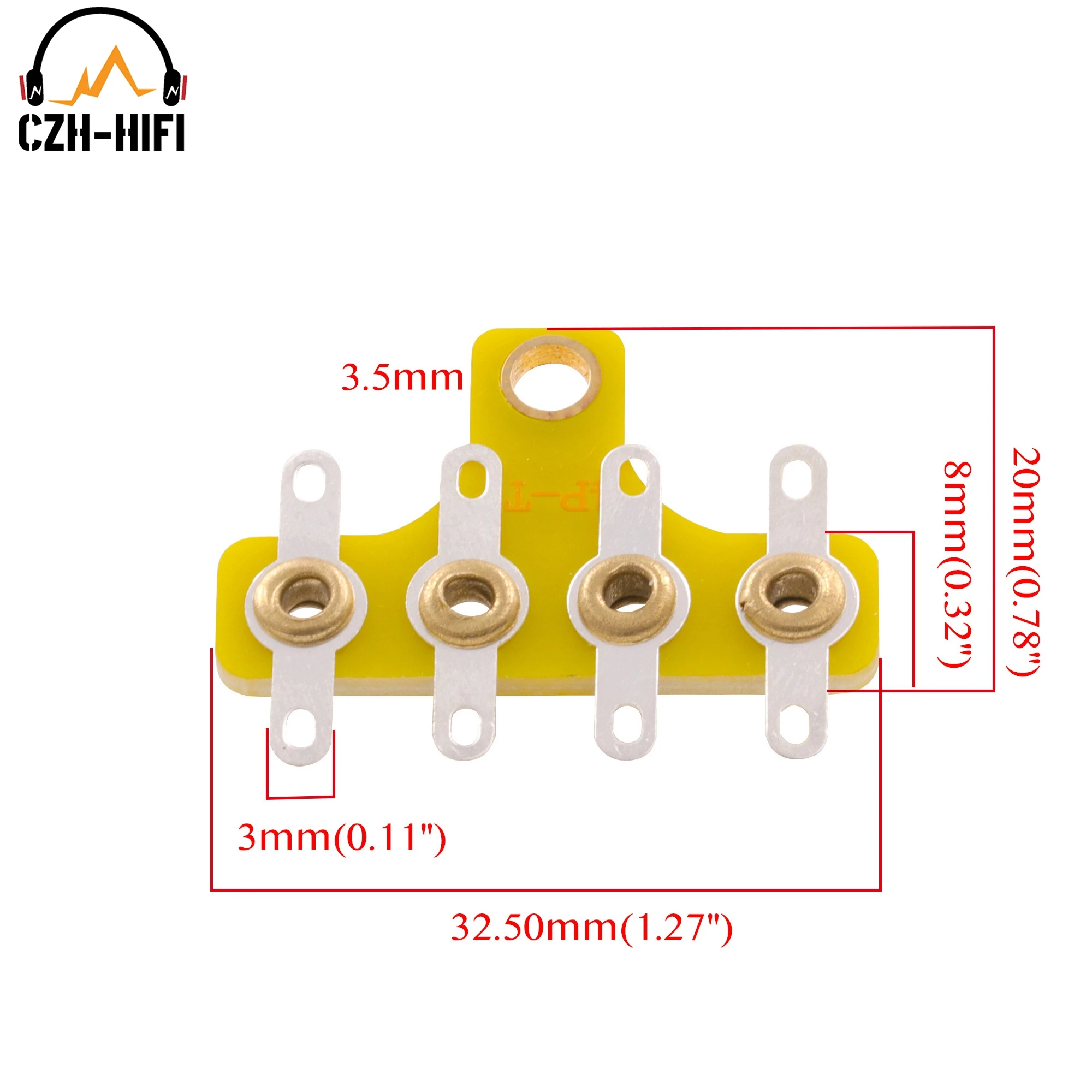 5 adet etiket şerit etiket kurulu taret kurulu Terminal pabuç kurulu ses Vintage tüp amplifikatör DIY projeleri için ses