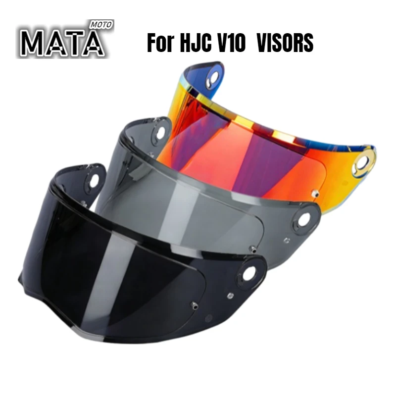 

Visor for HJC V10 Motorcycle Helmets Lens Motorcycle Anti UV Moto Visera Sunshield Anti Fog Film