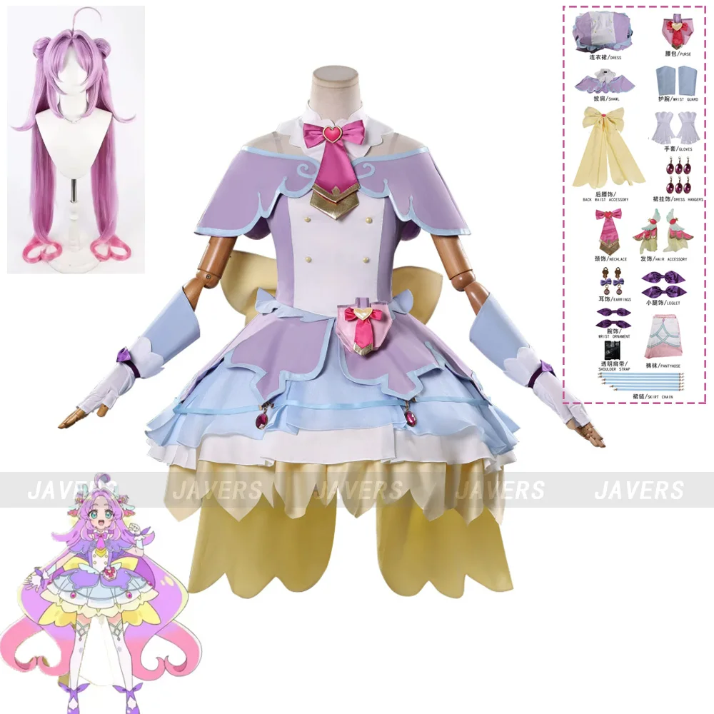 

Аниме-сериал «Детектив Премиум»! Костюм для косплея Акечи Анны, фиолетовое платье принцессы, юбка в стиле Лолиты, женский милый карнавальный костюм для маскарада