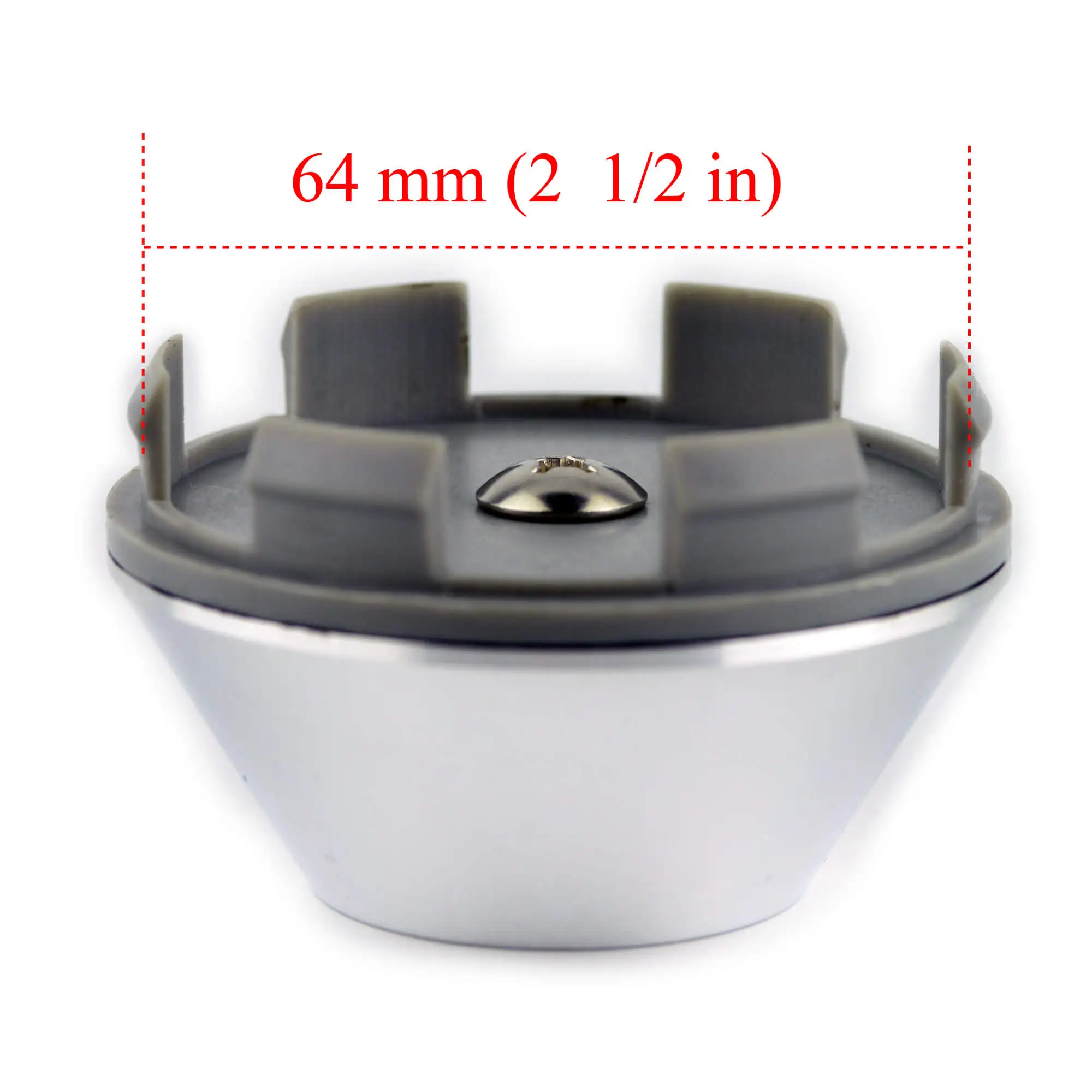 4 pcs Wheel Center Hup Cap Cover 70mm For Honda Silver Metal Hub Cap Car Exterior Accessories Part Number 44732-SXO-JO10