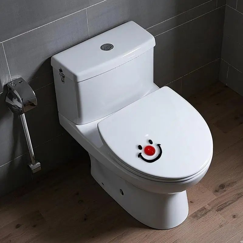 Levantador de tampa de vaso sanitário, alça de elevação, botão em forma de rosto sorridente, peças de reposição, levanta, evitar empurrador para evitar tocar