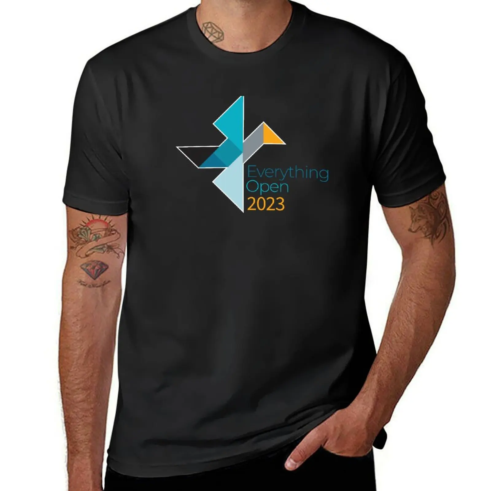 Everything Open 2023 T-Shirt anime clothes aesthetic clothes Blouse mens funny t shirts