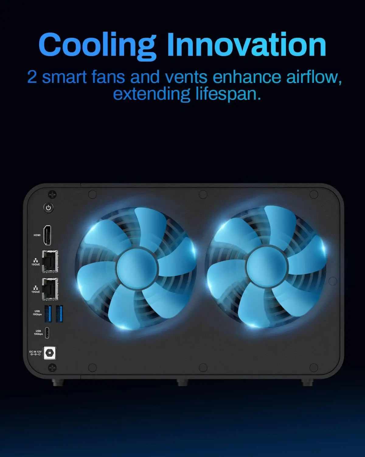 TERRAMASTER F6-424 Stoccaggio NAS massimo di 6 alloggiamenti (senza disco)